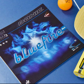 BlueFire M2 rubbers for Donic Waldner Senso Blade bat.